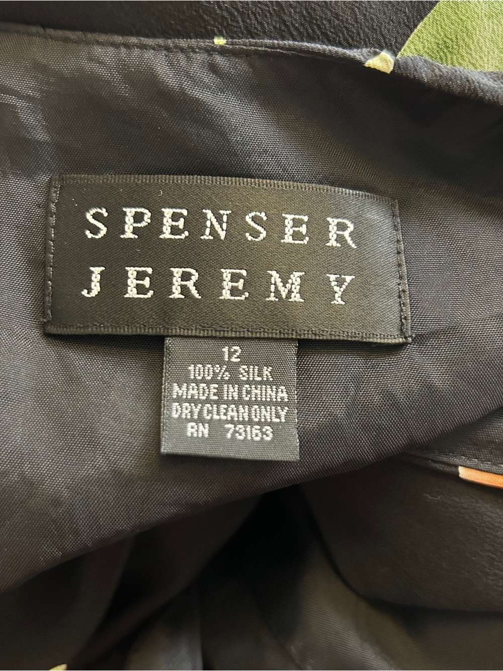 Vintage Spenser Jeremy 100% Silk Wrap Dress - Picture 8 of 15
